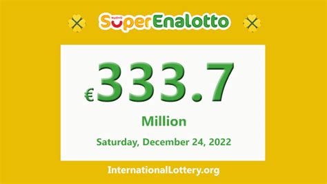 SuperEnalotto Results Archive 2022.